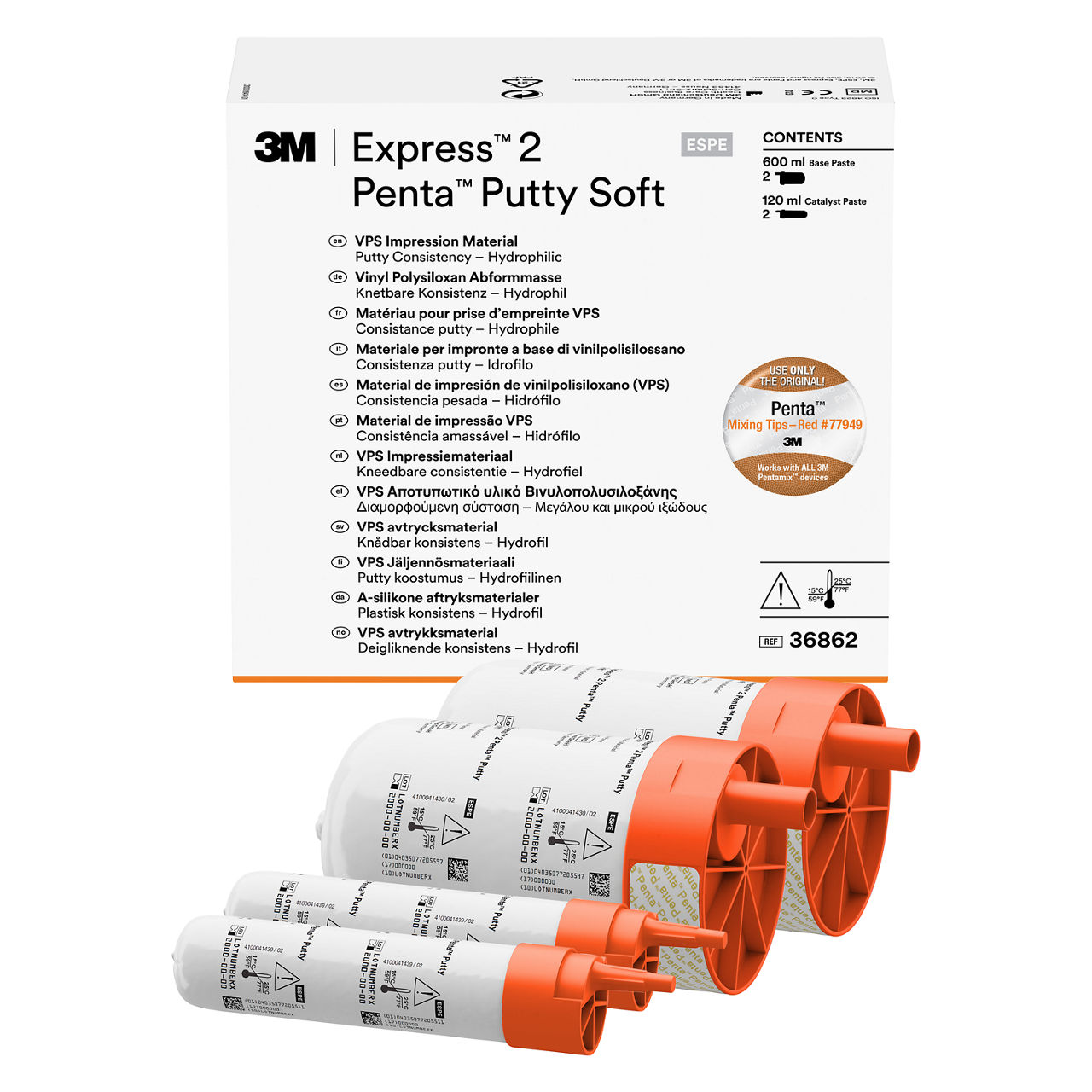 EXPRESS 2 PENTA PUTTY SOFT REFILL PACK, 36862