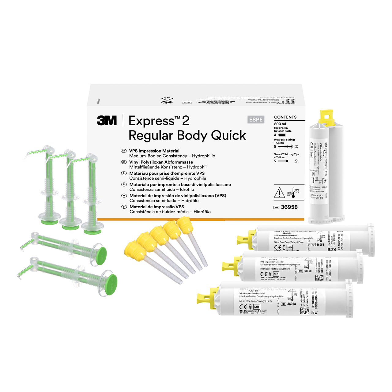 3M™ Express™ 2 Regular Body Quick VPS Impression Material Refill, 36958