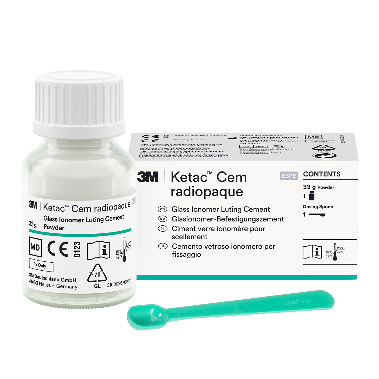 3M™ ESPE™ Ketac™ Cem Radiopaque Glass Ionomer Luting Cement Refill,37210