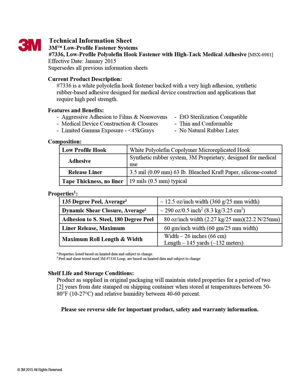 Technical Information Sheet 