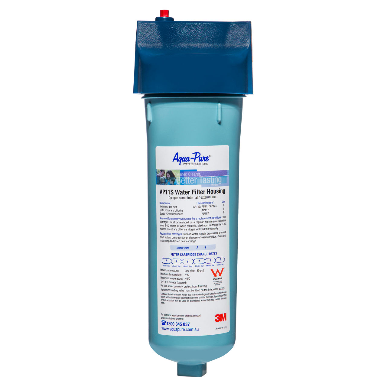 3M™ Aqua-Pure™ AP100 Series Whole House Water Filtration Housings - Standard Diameter
