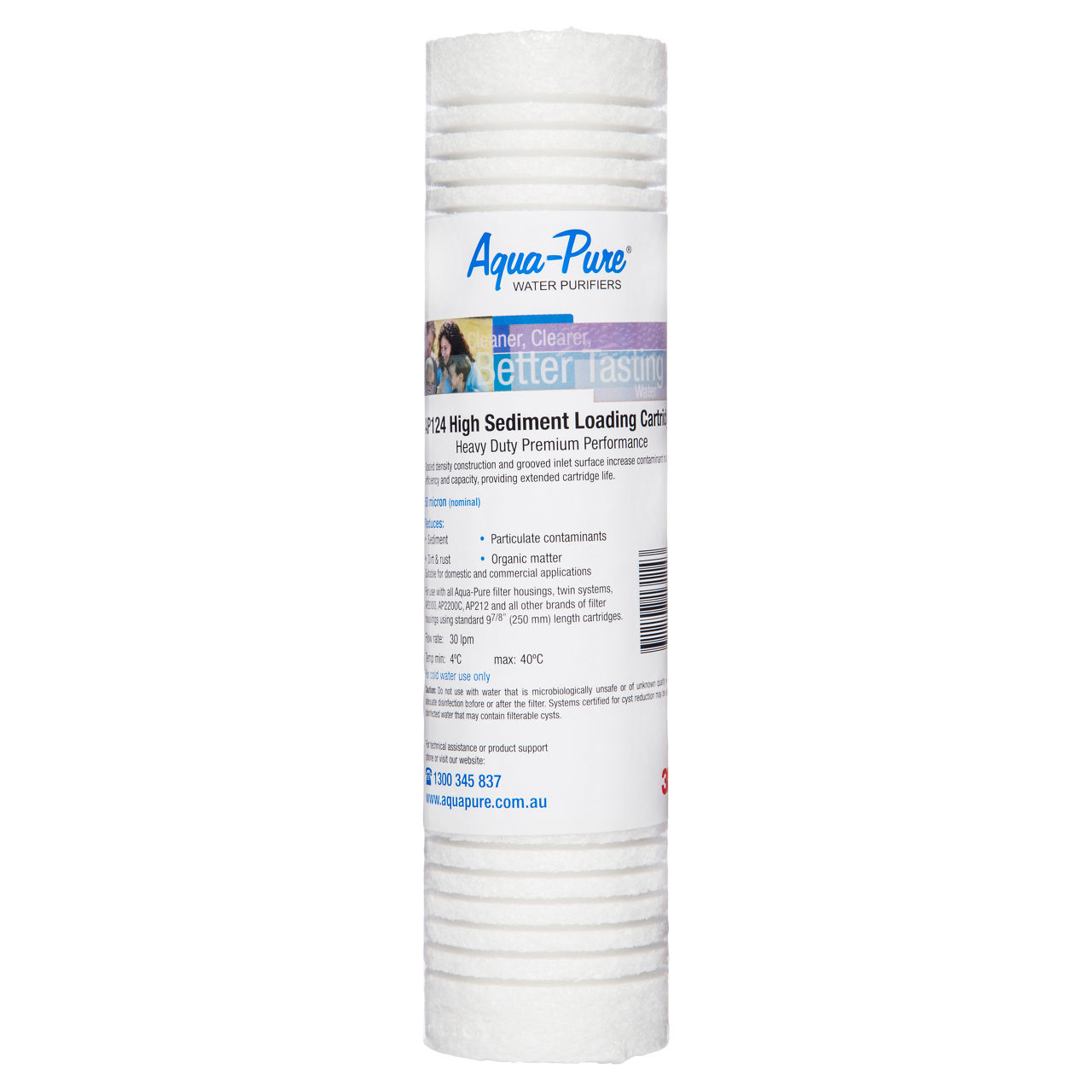 3M™ Aqua-Pure™ Whole House Standard Diameter Water Replacement Filter, AP124, 50 µm, Single