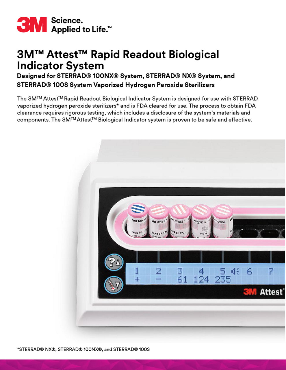 3M™ Attest™ Rapid Readout Biological Indicator System