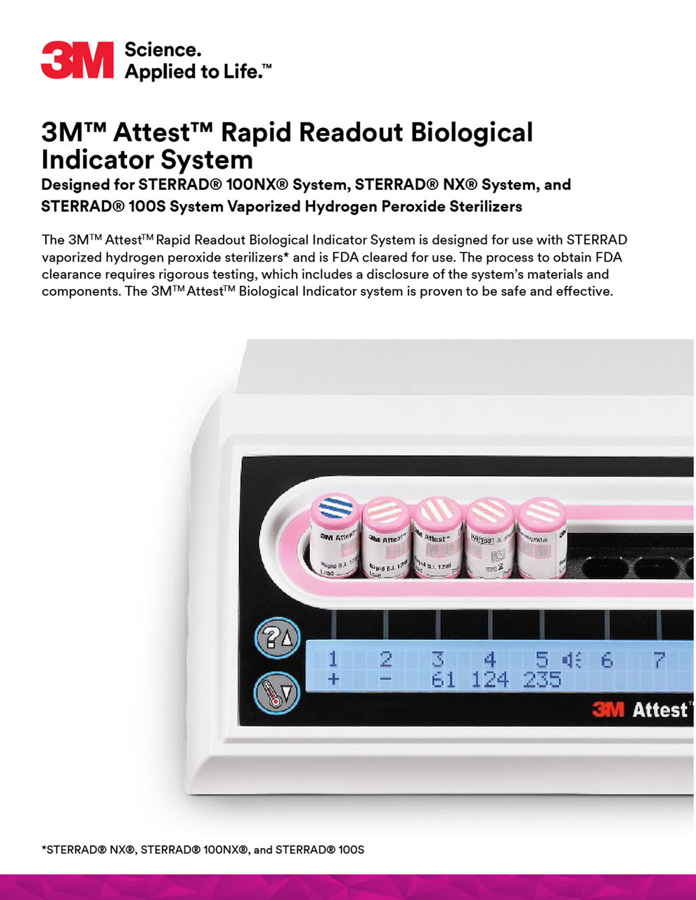 3M Attest for VH2O2 Biological Indicator Comparison