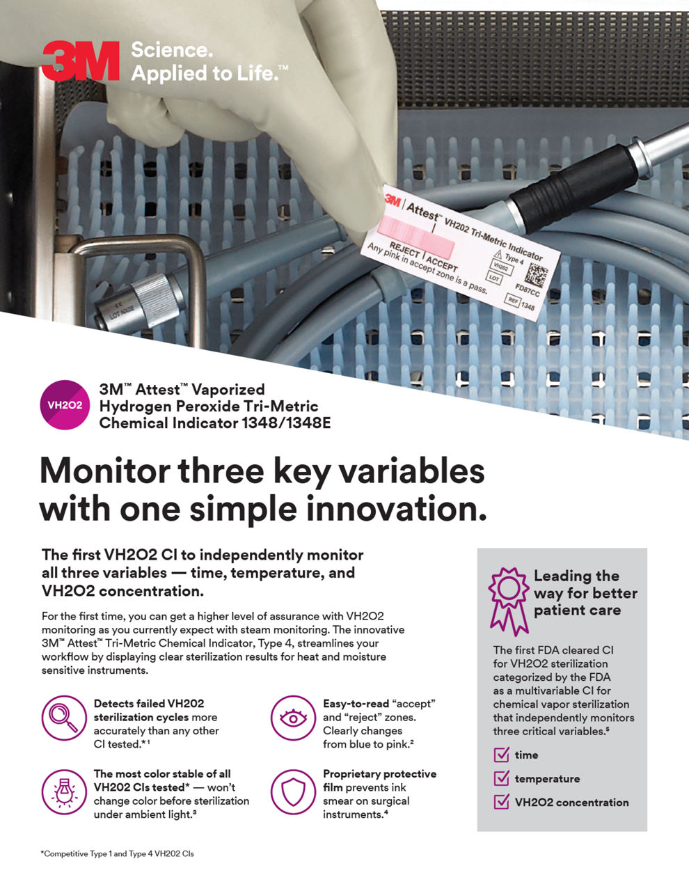 3M™ Attest™ Vaporized Hydrogen Peroxide Tri-Metric CI 1348 Sell Sheet_Lo_Res PDF