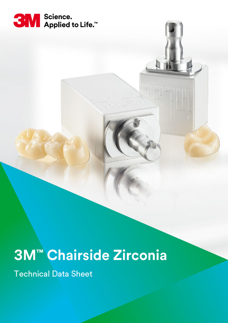 3M Chairside Zirconia Technical Data Sheet