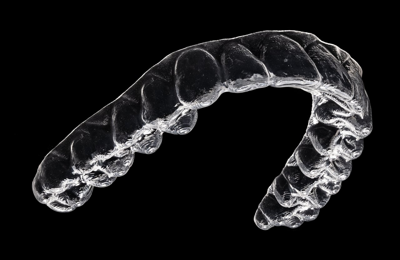 3M™ Clarity™ Aligners Flex on a black background 3