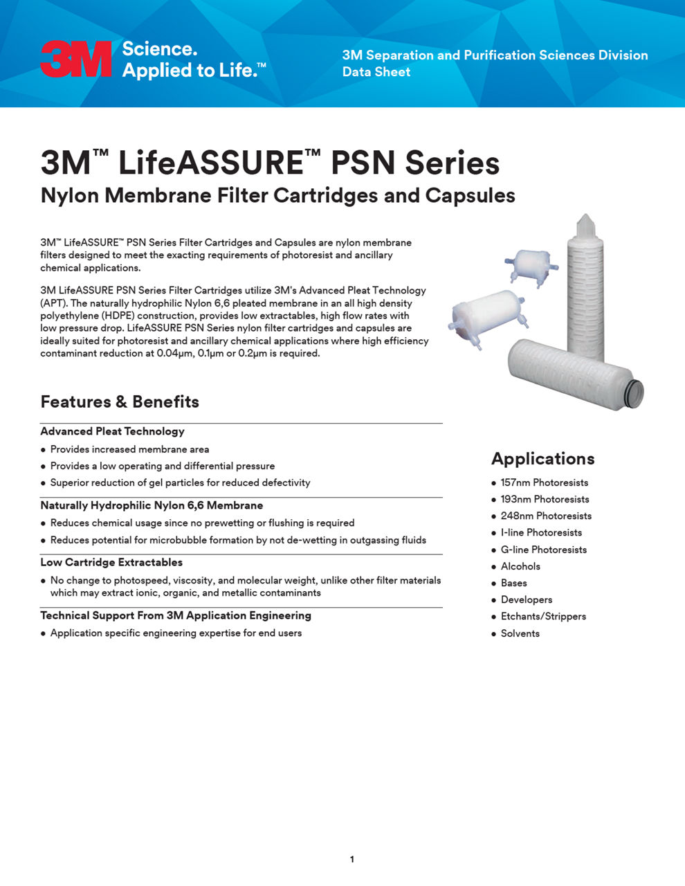 3M™ LifeASSURE™ PSN Series 