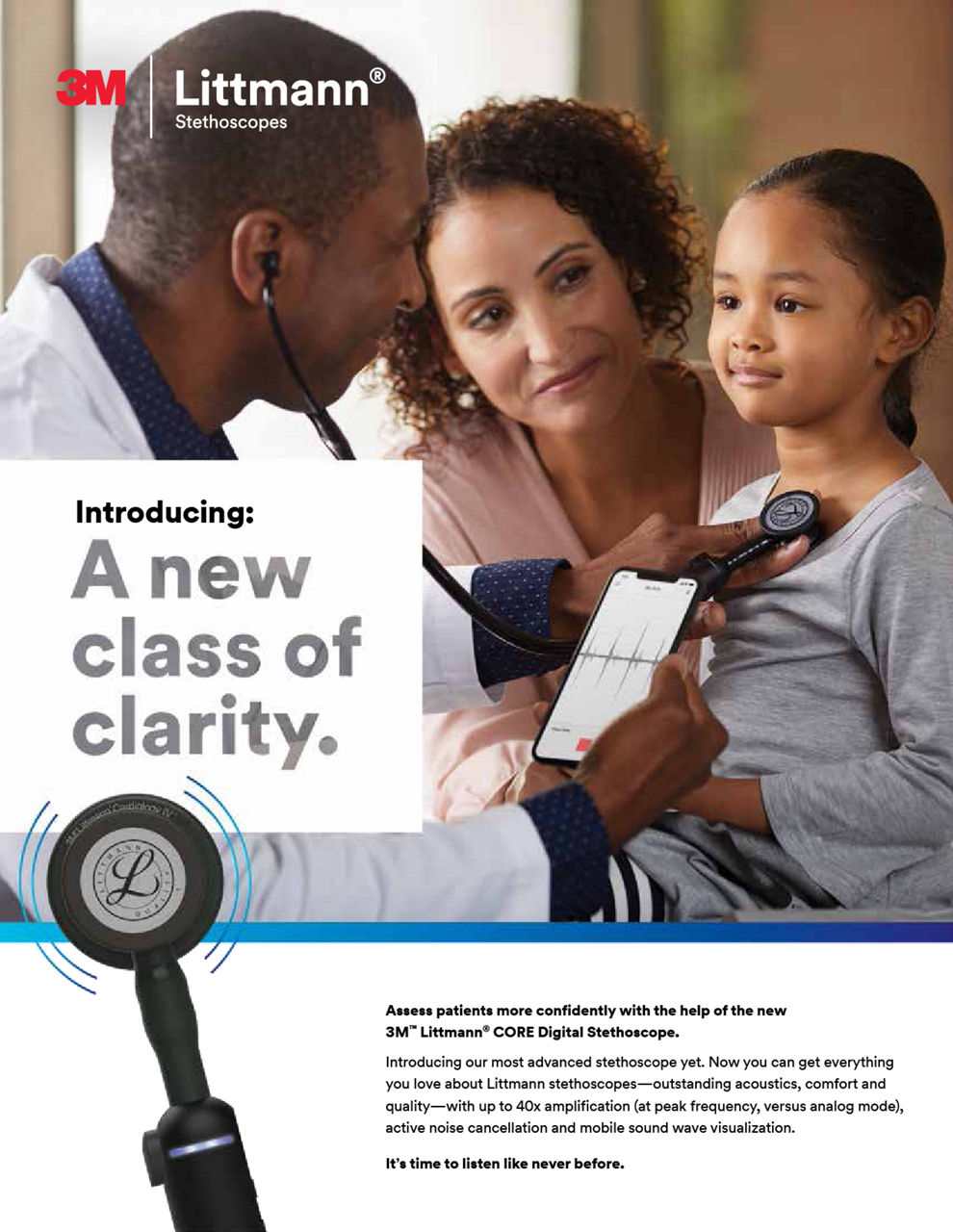 3M™ Littmann® CORE Digital Stethoscope Sell Sheet EN_CA