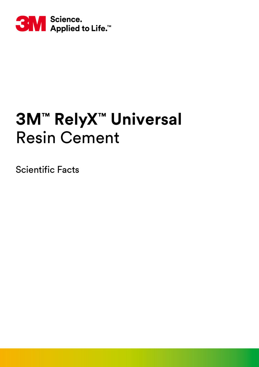 3M RelyX Universal Cement Scientific Facts