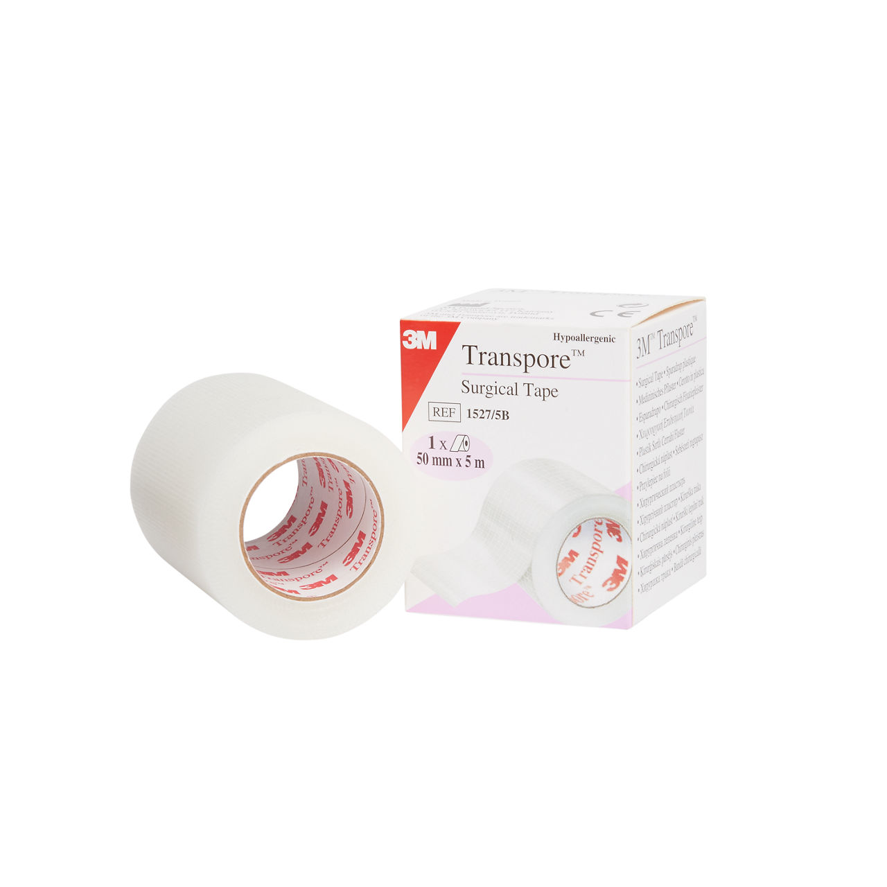 3M™ Transpore™, sparadrap, 50mmx5m