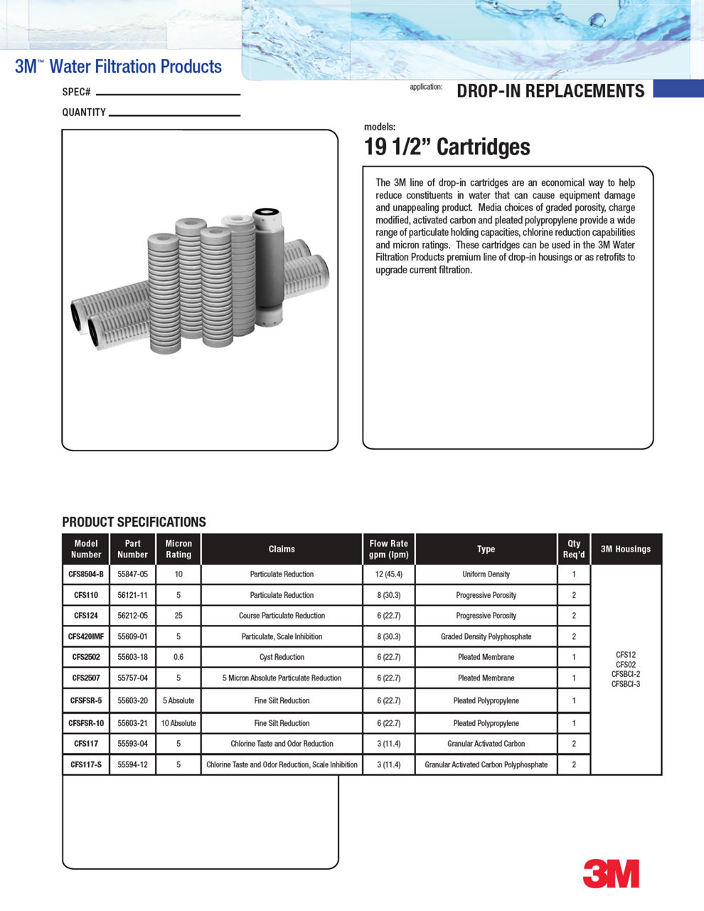 3M™ Water Filtration Products