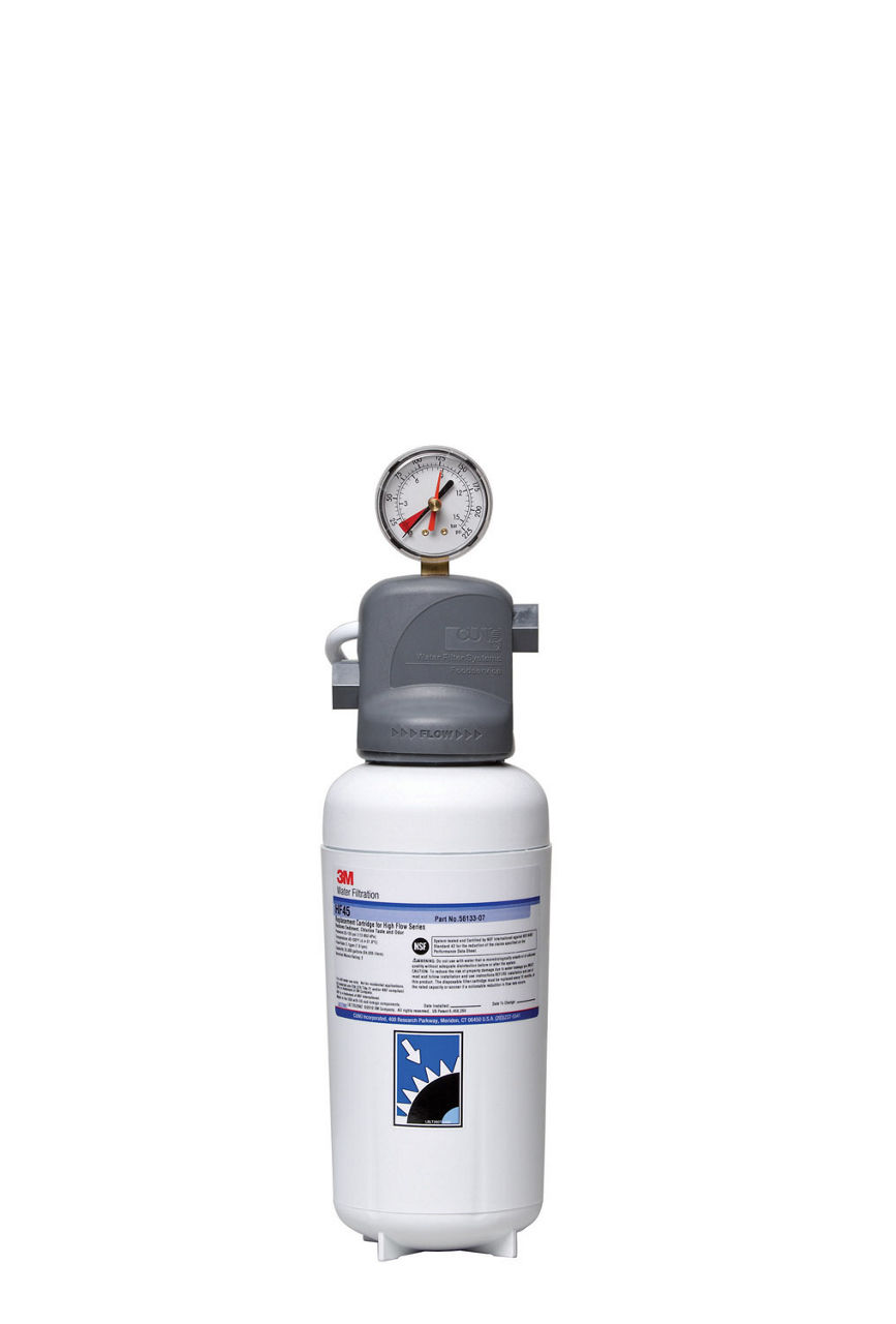 3M™ High Flow Series Cold Beverage Water Filtration System BEV145,5616202, 3 um NOM, 2.1 gpm, 25000 gal, 2/Case