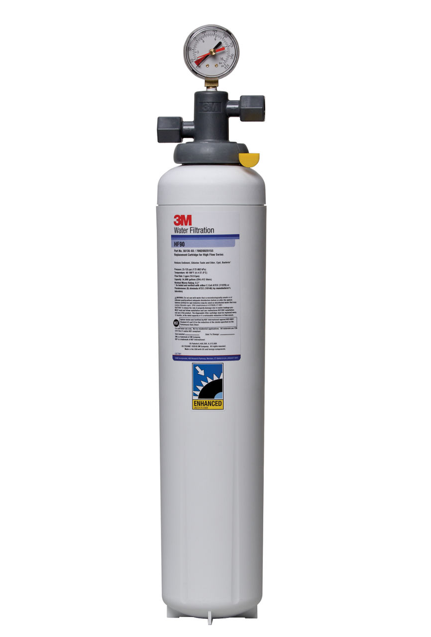 3M™ High Flow Series Cold Beverage Water Filtration System BEV190,5616401, 0.2 um NOM, 5 gpm, 54000 gal, 1/Case