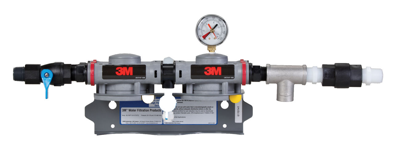3M™ 高流量系列淨水系統雙頭過濾歧管套組 6228503