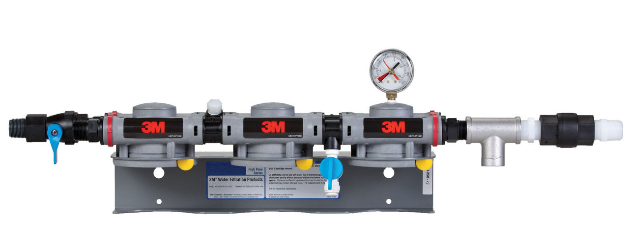 3M™ High Flow Series Dual Port Triple Manifold Assembly