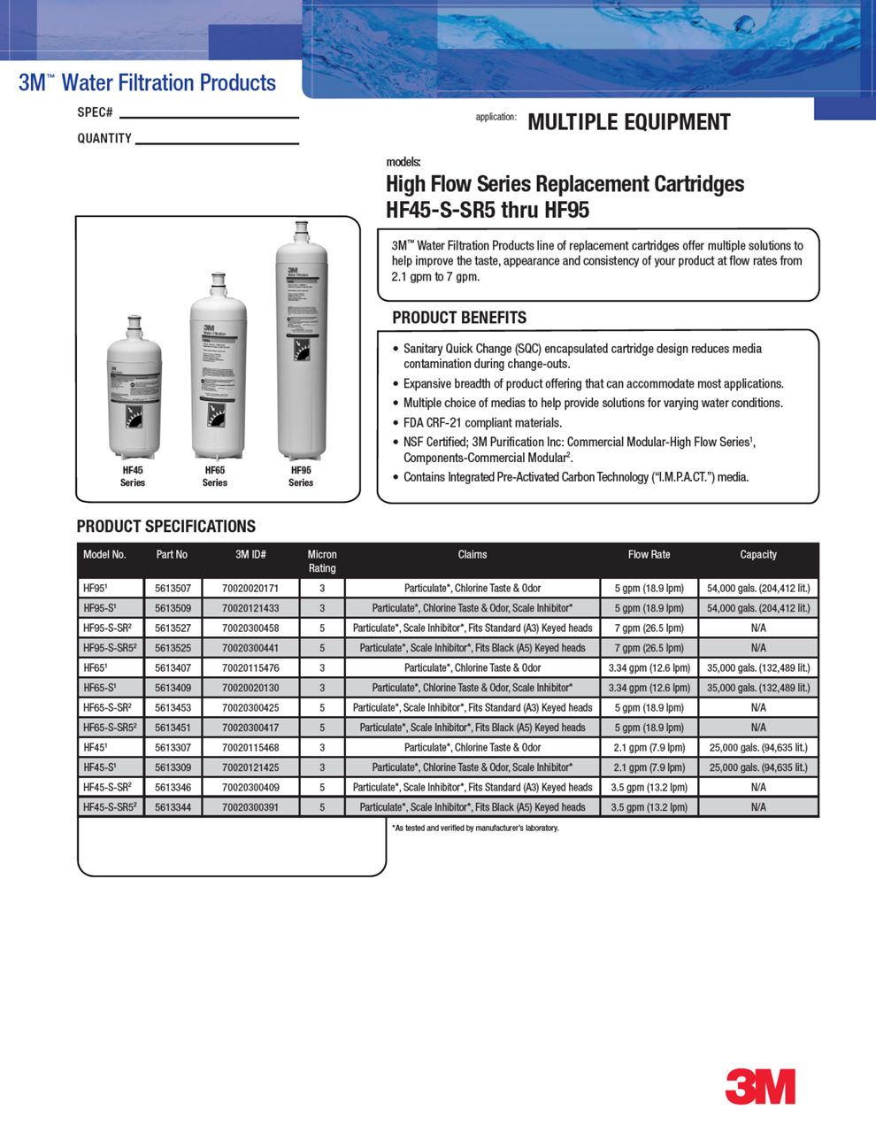 3M™ Water Filtration Products