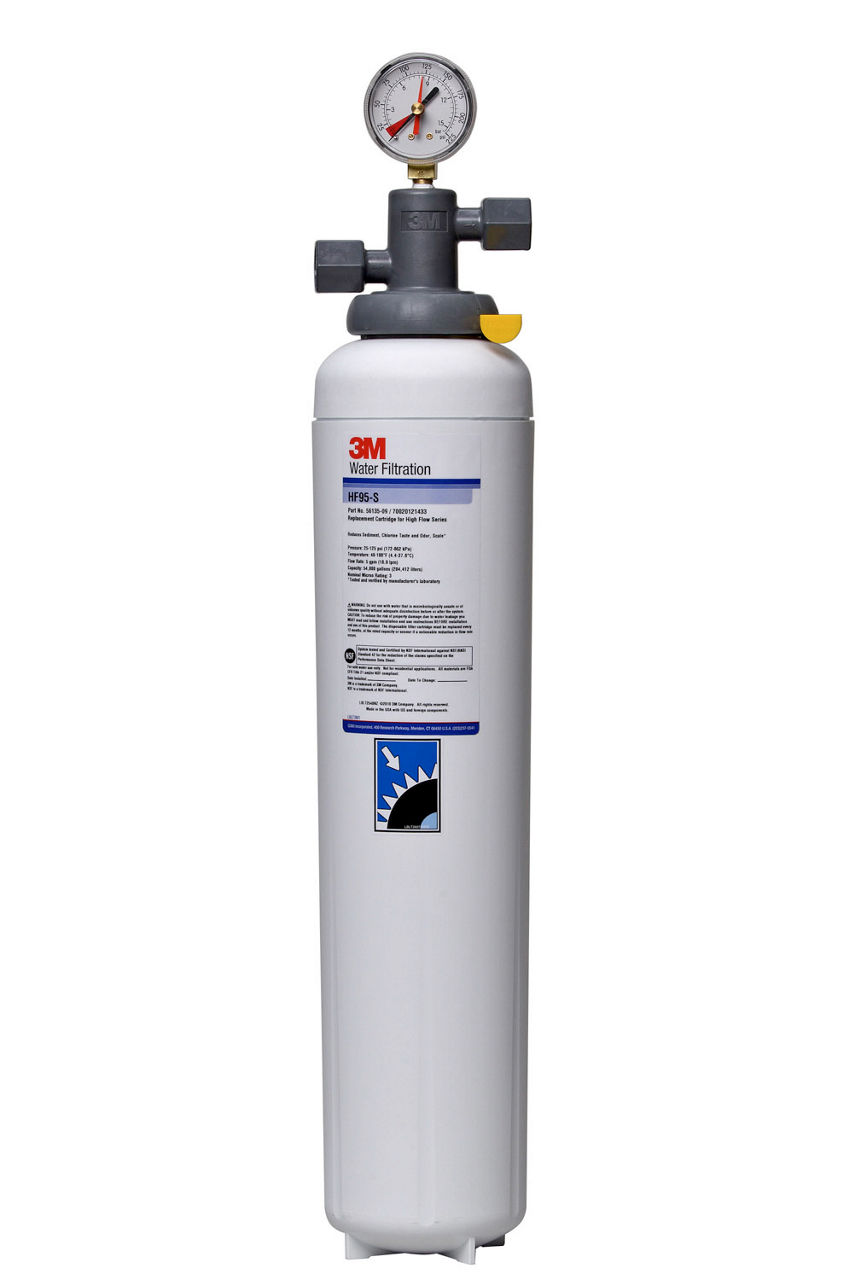 3M™ High Flow Series Ice Water Filtration System ICE195-S, 5616404, 3 umNOM, 5 gpm, 54000 gal, 1/Case