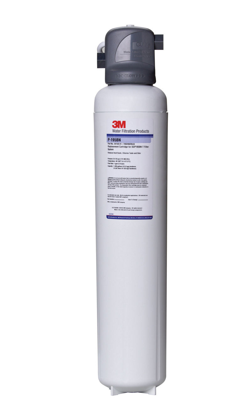 3M™ ScaleGard™ Pro Series Filtration System with Blending SGP195BN-T,5633301, Valve-in-Head, 1 gpm, 1200 gal, 1/Case