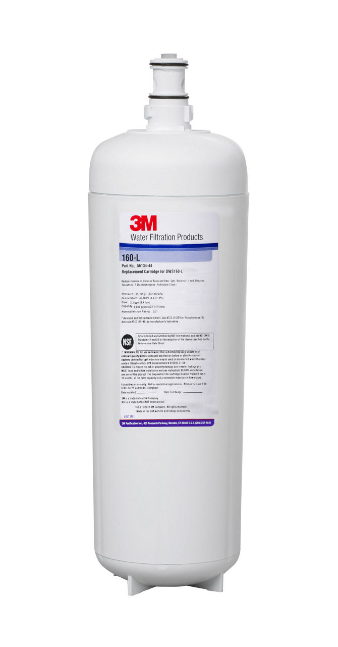 3M™ High Flow Series Filter Cartridge 160-L, 5613444, 0.2 um NOM, 2.5gpm, 6000 gal, 1/Case