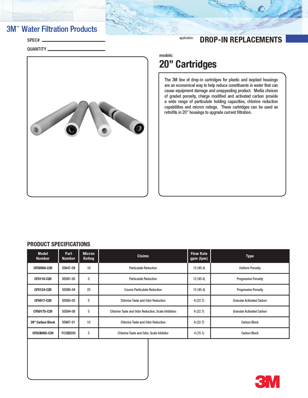 3M™ Water Filtration Products 