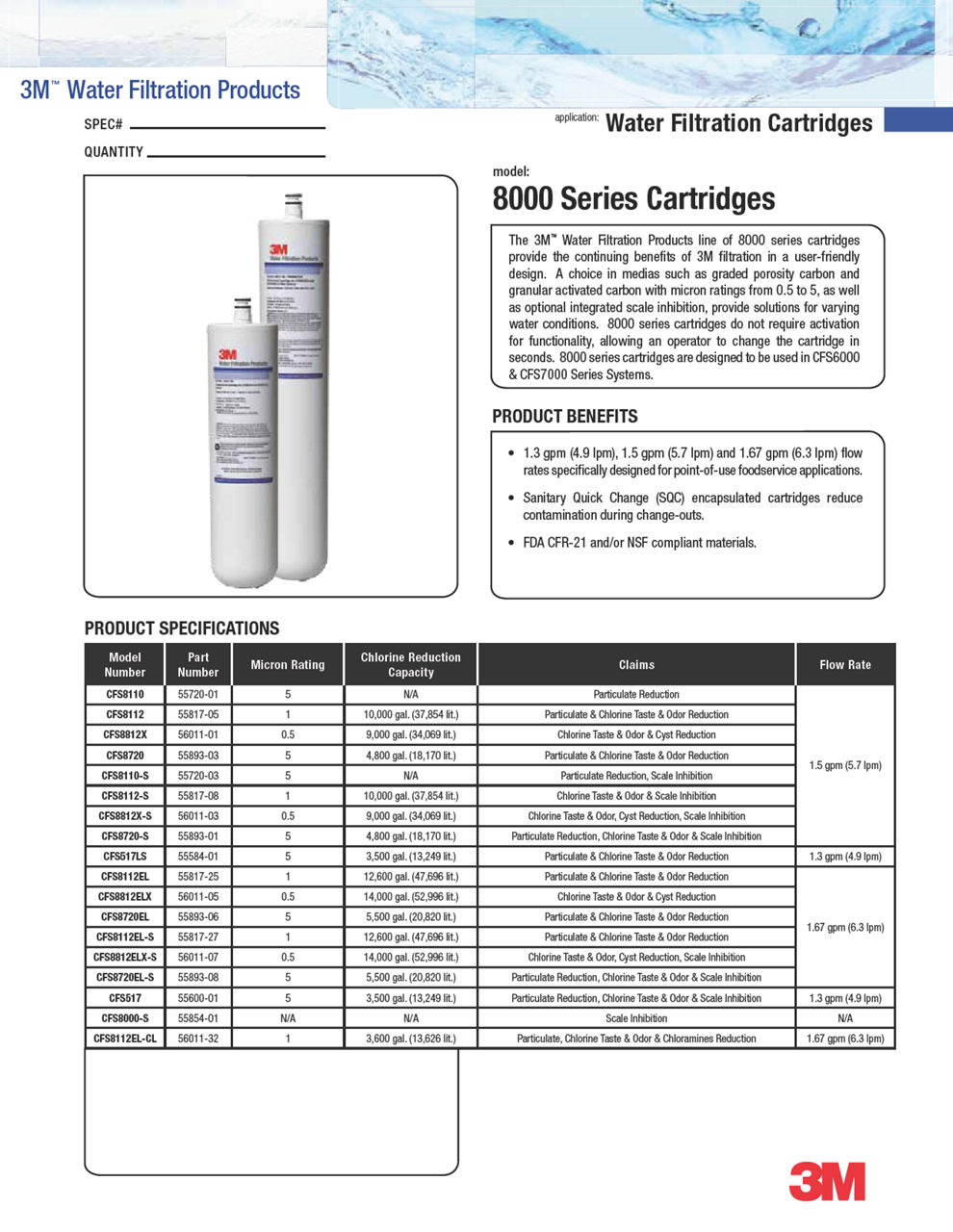 3M™ Water Filtration Products