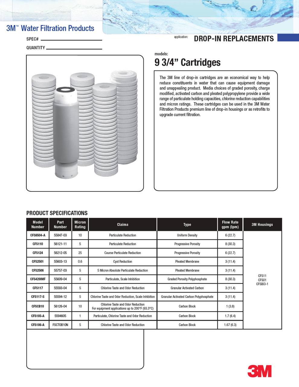 3M™ Water Filtration Products 