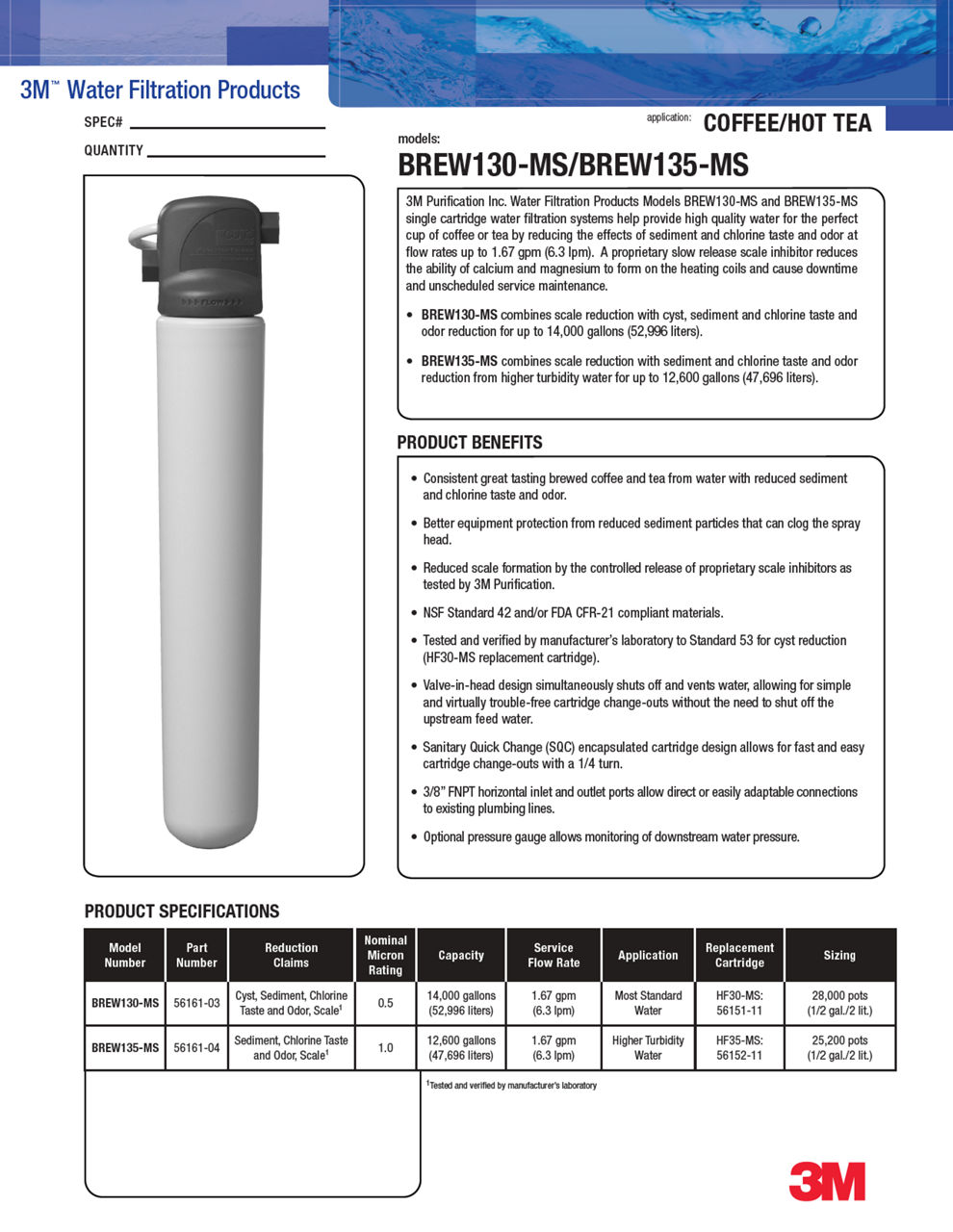 3M™ Water Filtration Products