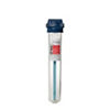 3M™ Drop-In Style Single Pre-Filter System CFS02T, 5557610, For 19 1/2in Cartridges, Valved Head, Transparent Housing, 2/Case
