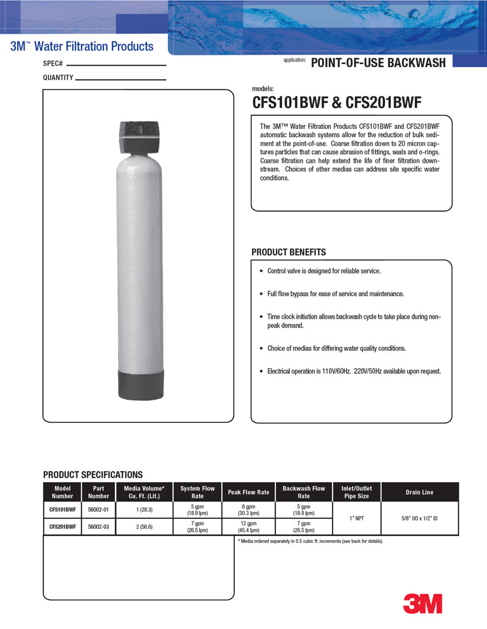 3M™ Water Filtration Products