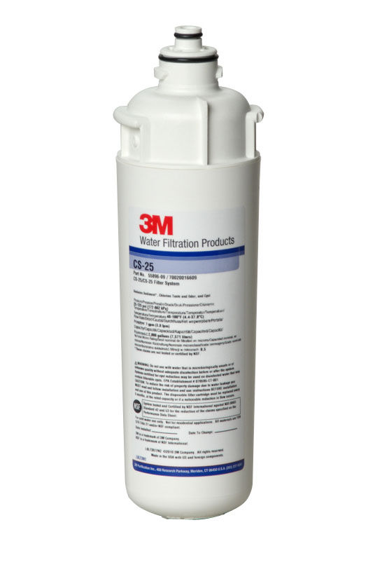 3M™ Commercial Replacement Water Filtration Cartridge CS-25, 5631511,12/Case