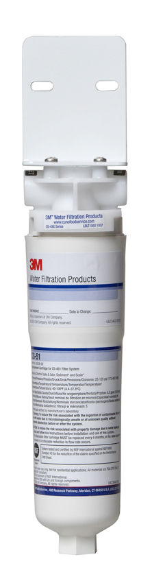 3M™ OCS Series Water Filtration System CS-451, 5588111, For OfficeCoffee Applications, Rogo Filter Head Design, 12/Case