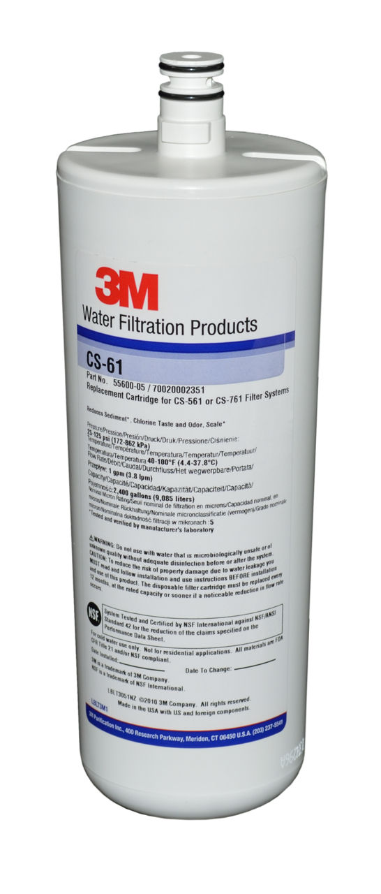 3M™ OCS Series Office Coffee Filter Cartridge CS-61, 5560010, 12/Case