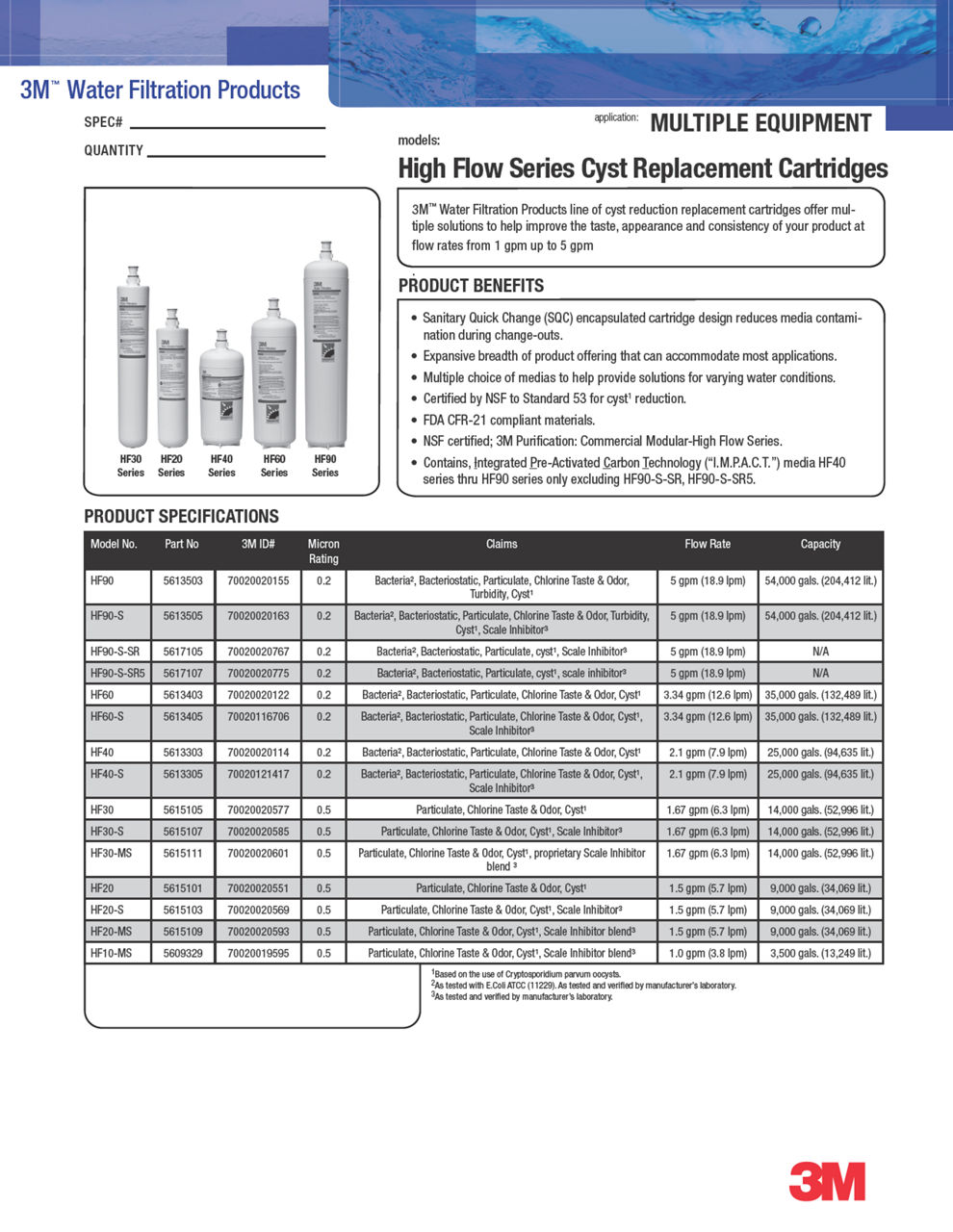 3M™ Water Filtration Products