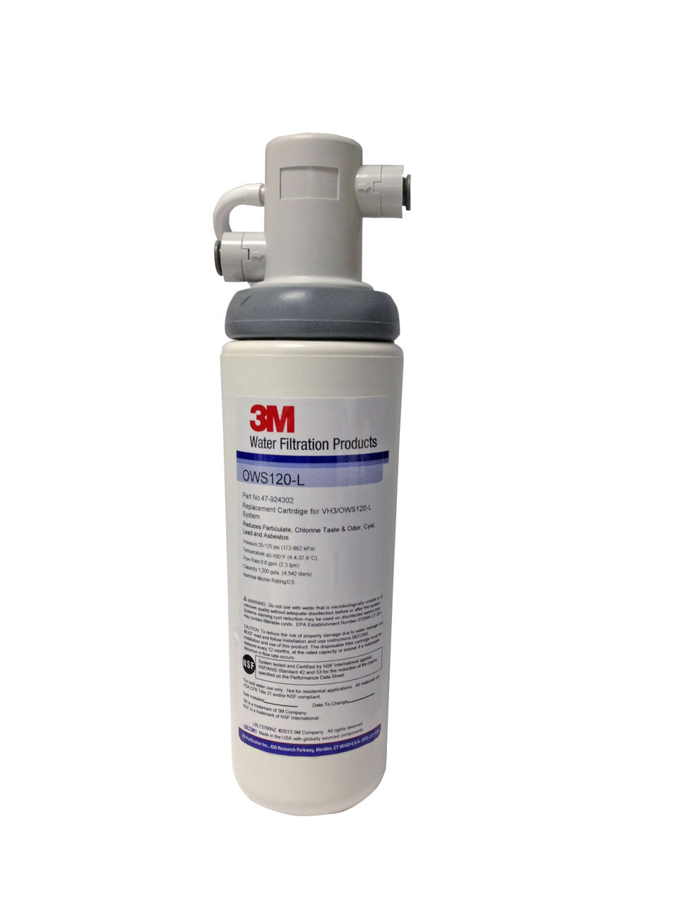 3M™ OCS 水系統，適用於濃縮咖啡機和茶沖泡機，型號 VH3/OWS120-L，5609243