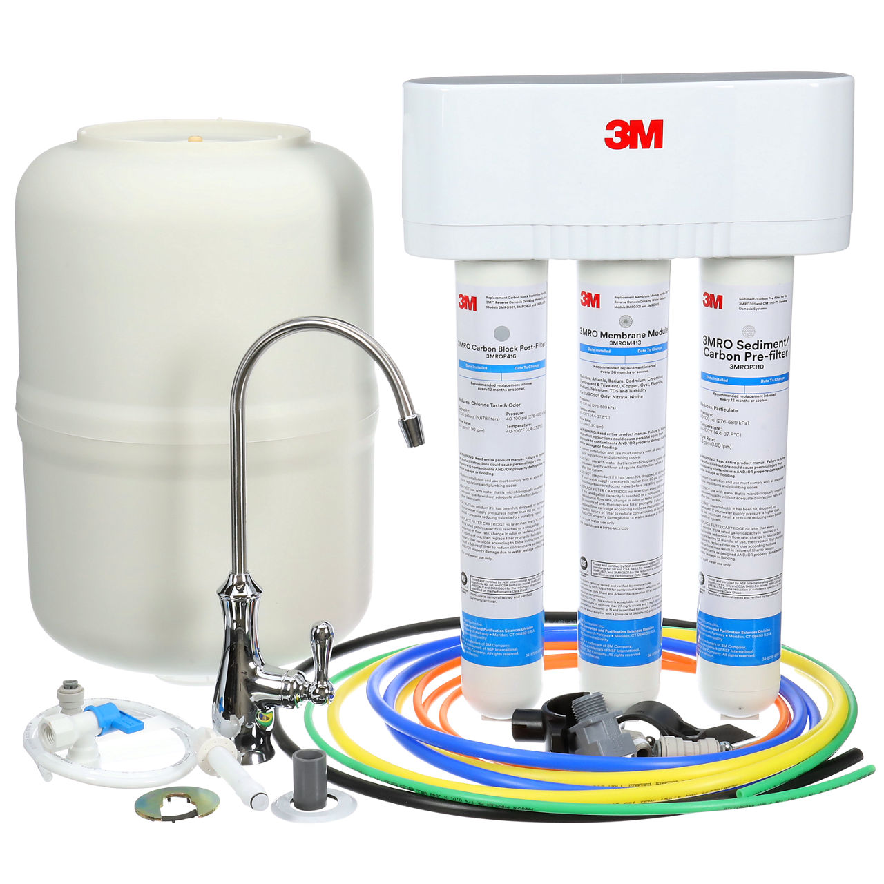 3M™ Under Sink Reverse Osmosis Water Filtration System, 3MRO301
