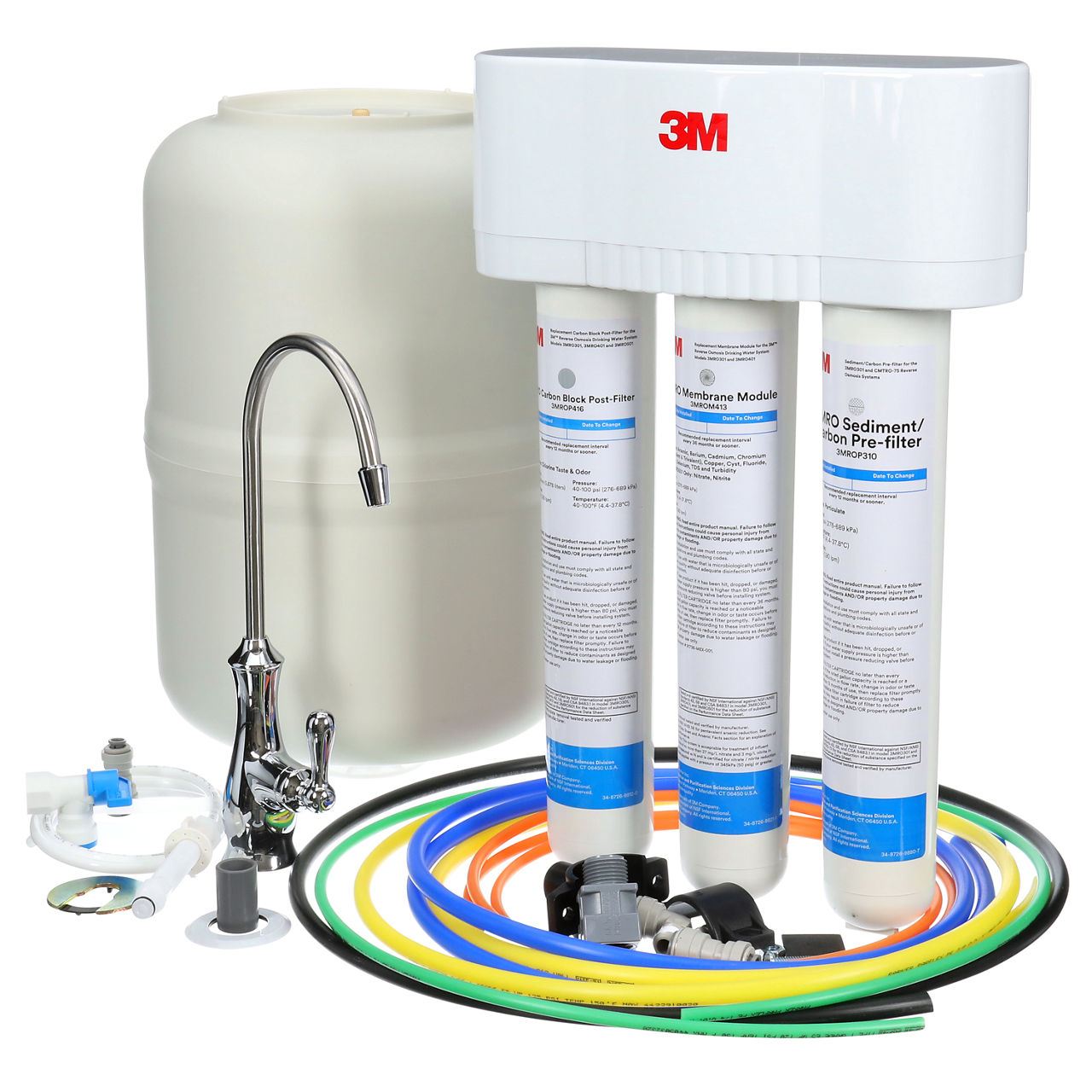 3M™ Under Sink Reverse Osmosis Water Filtration System, 3MRO301