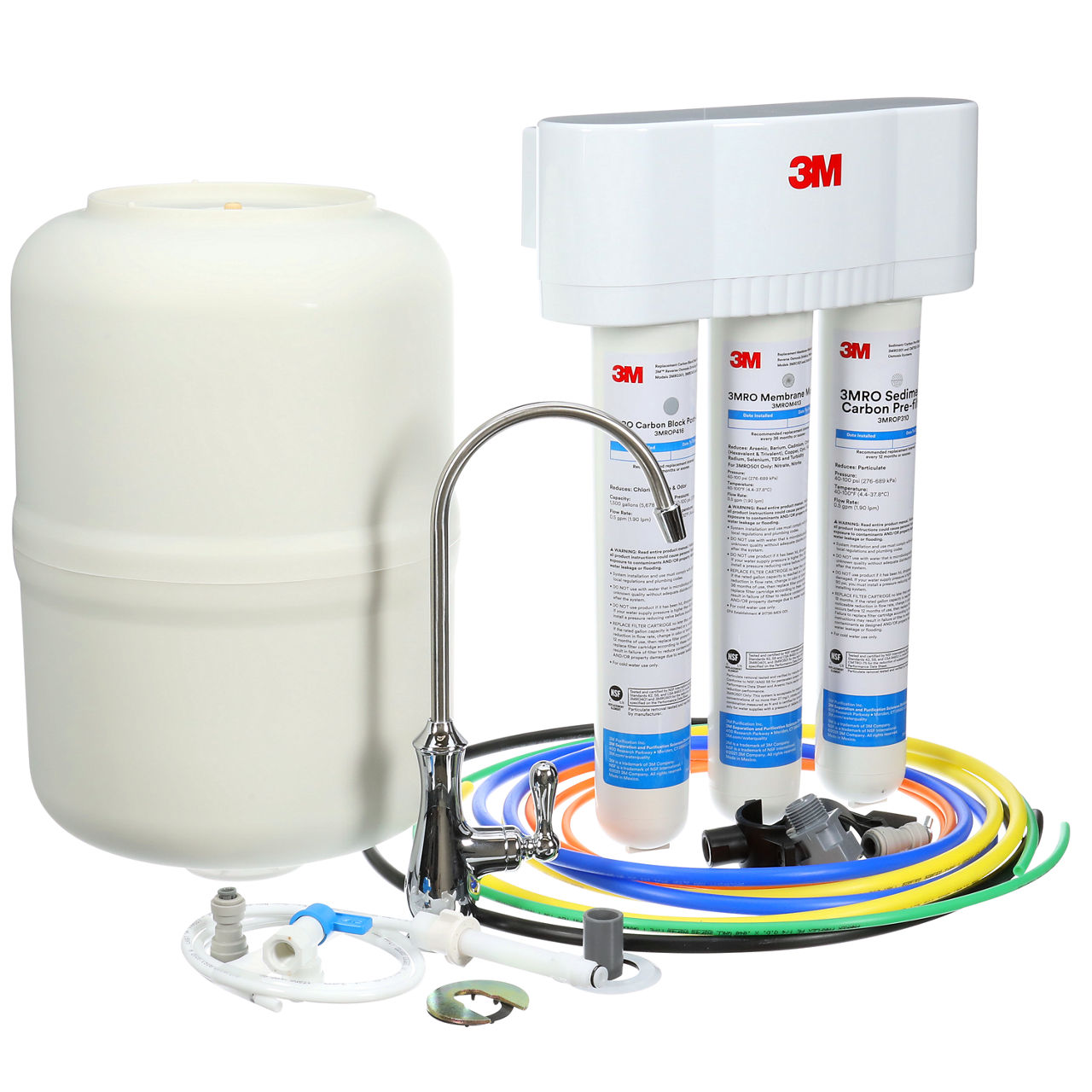 3M™ Under Sink Reverse Osmosis Water Filtration System, 3MRO301