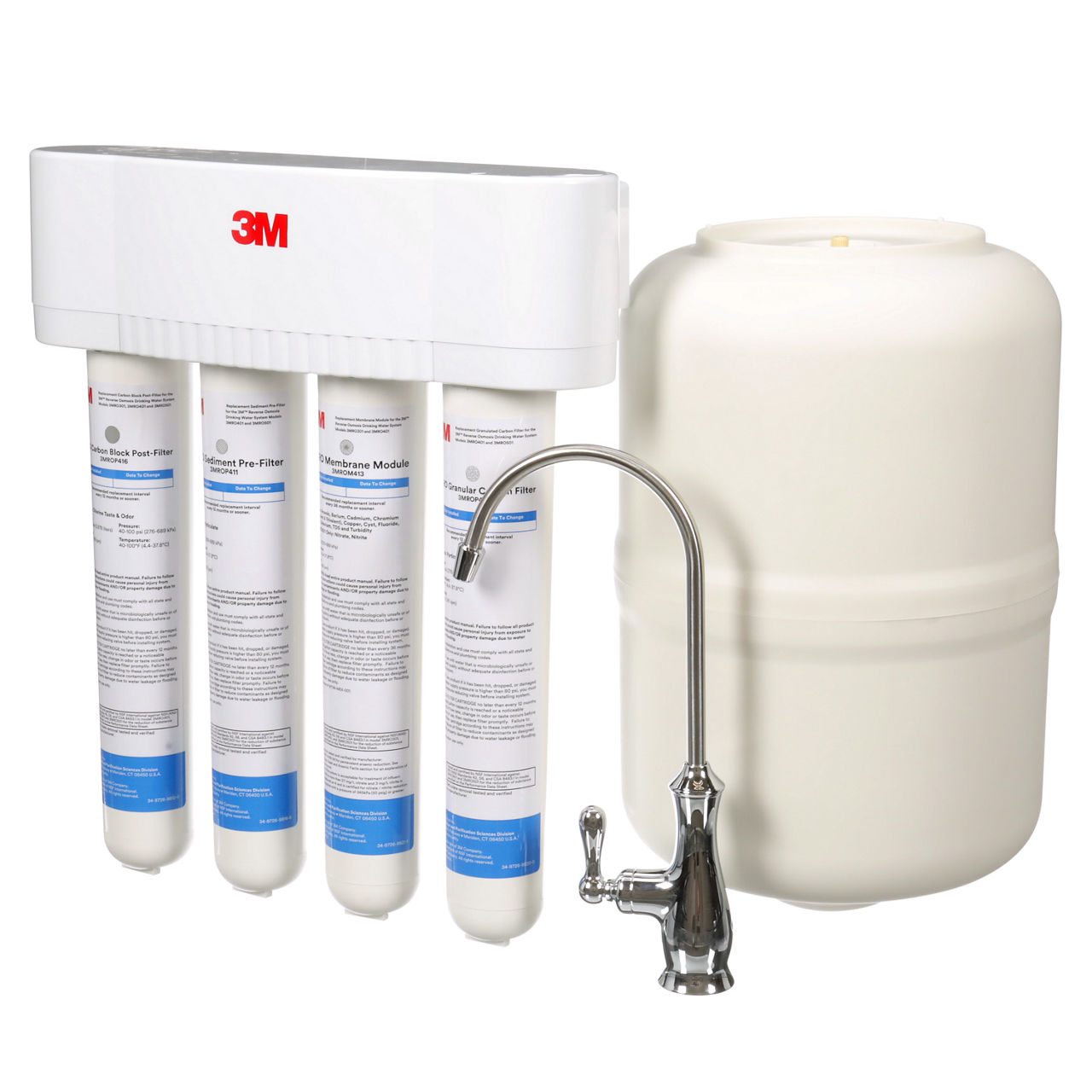 3M™ Under Sink Reverse Osmosis Water Filtration System, 3MRO401