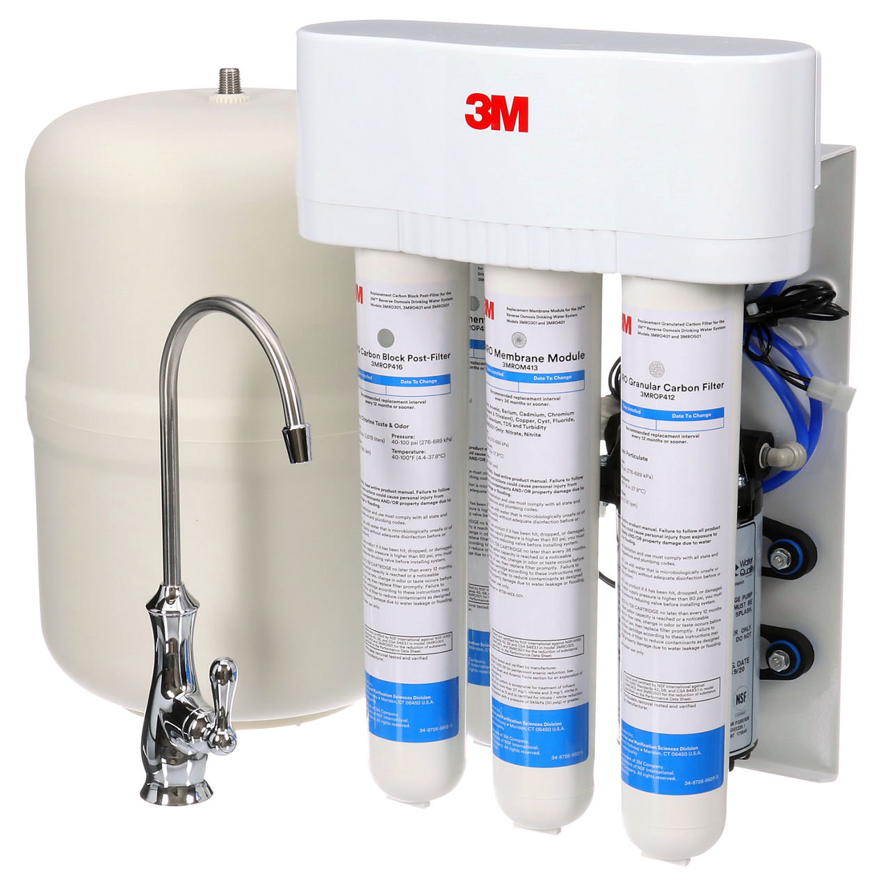 3M™ Under Sink Reverse Osmosis Water Filtration System, 3MRO501