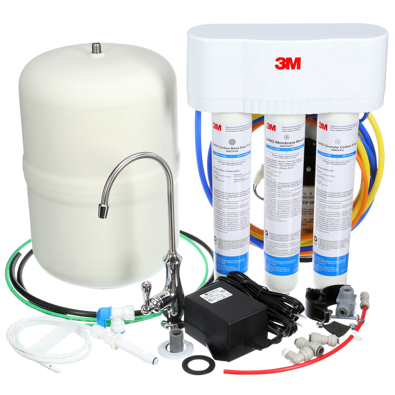 3M™ Under Sink Reverse Osmosis Water Filtration System, 3MRO501