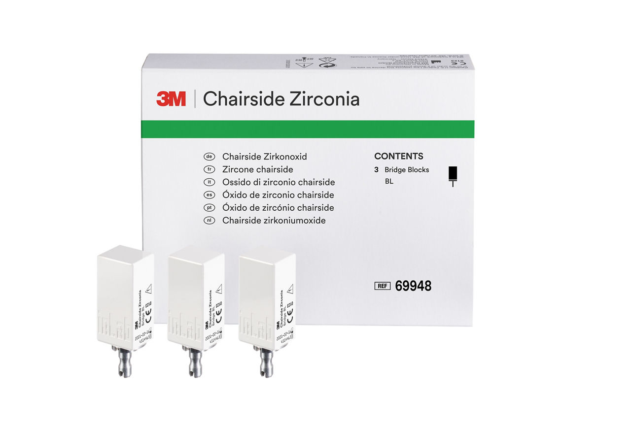 Solventum™ Chairside Zirconia, 69948, BL, 39 mm