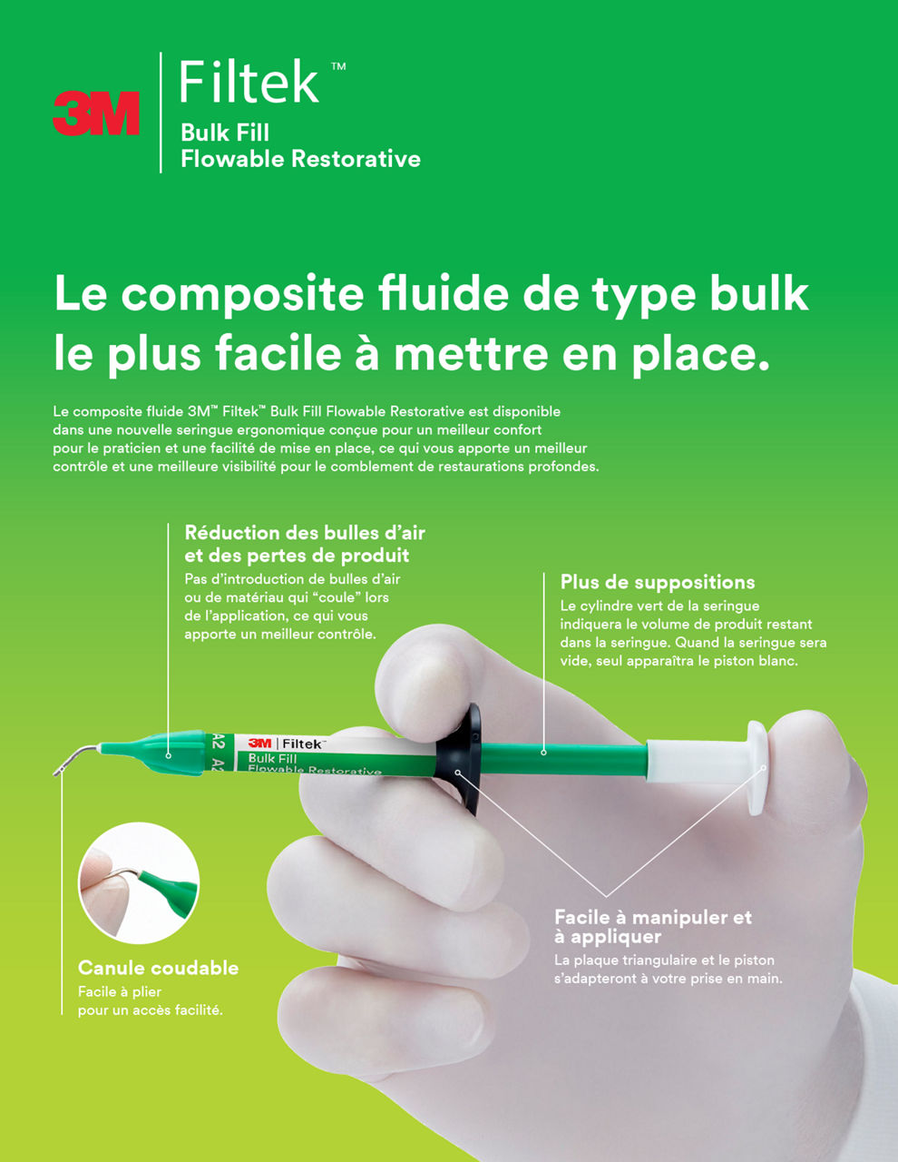 3M™ FILTEK™ Bulk Fill Flowable Sell Sheet, France