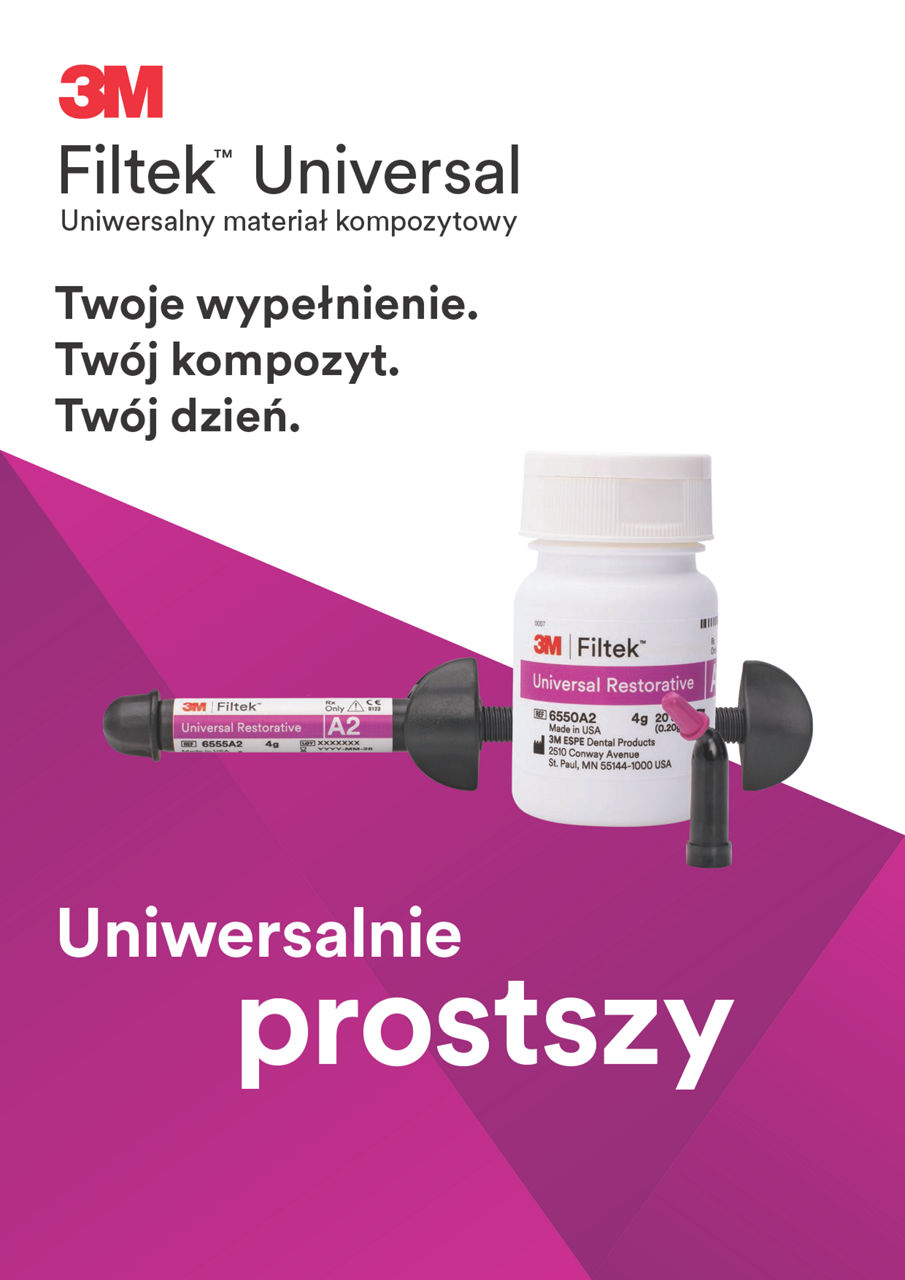 Product brochure about Filtek Universal restorative in Polish
