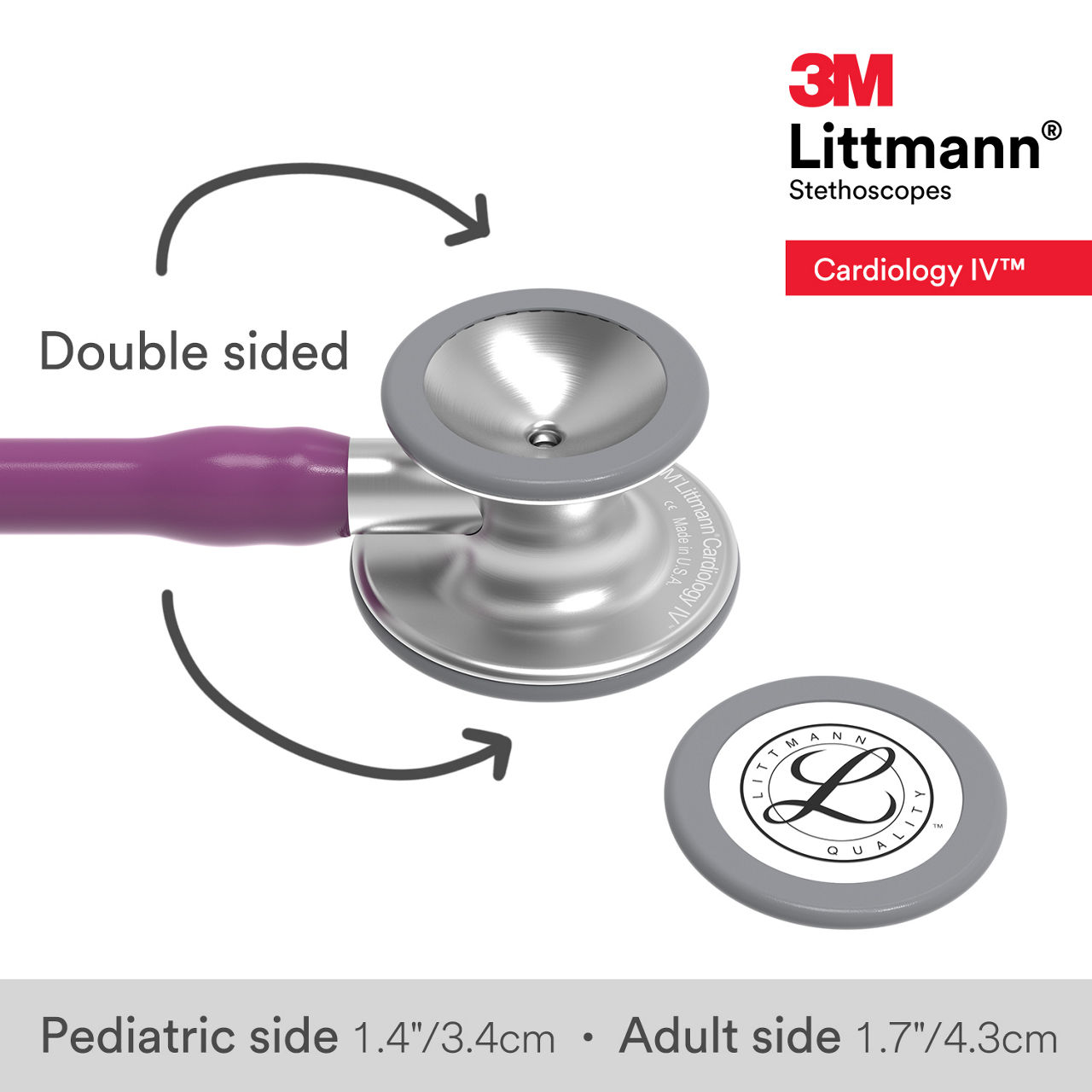 3M™ Littmann® Cardiology IV Stethoscope 6156 B+ Image 2