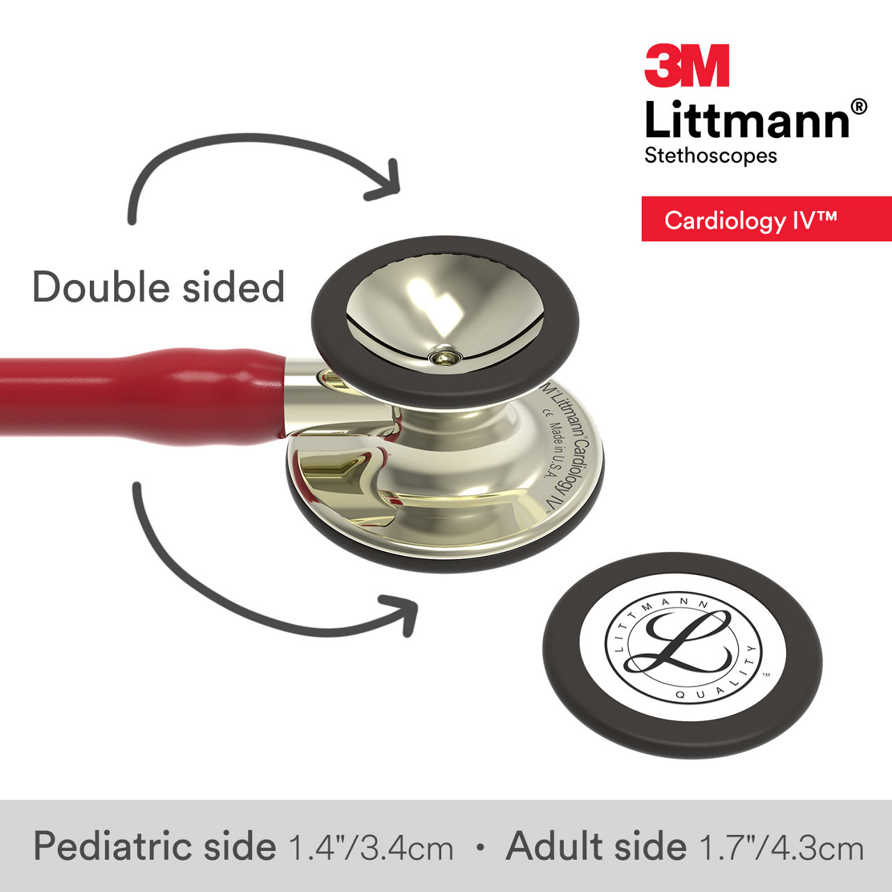 3M™ Littmann® Cardiology IV Stethoscope 6176 B+ Image 2