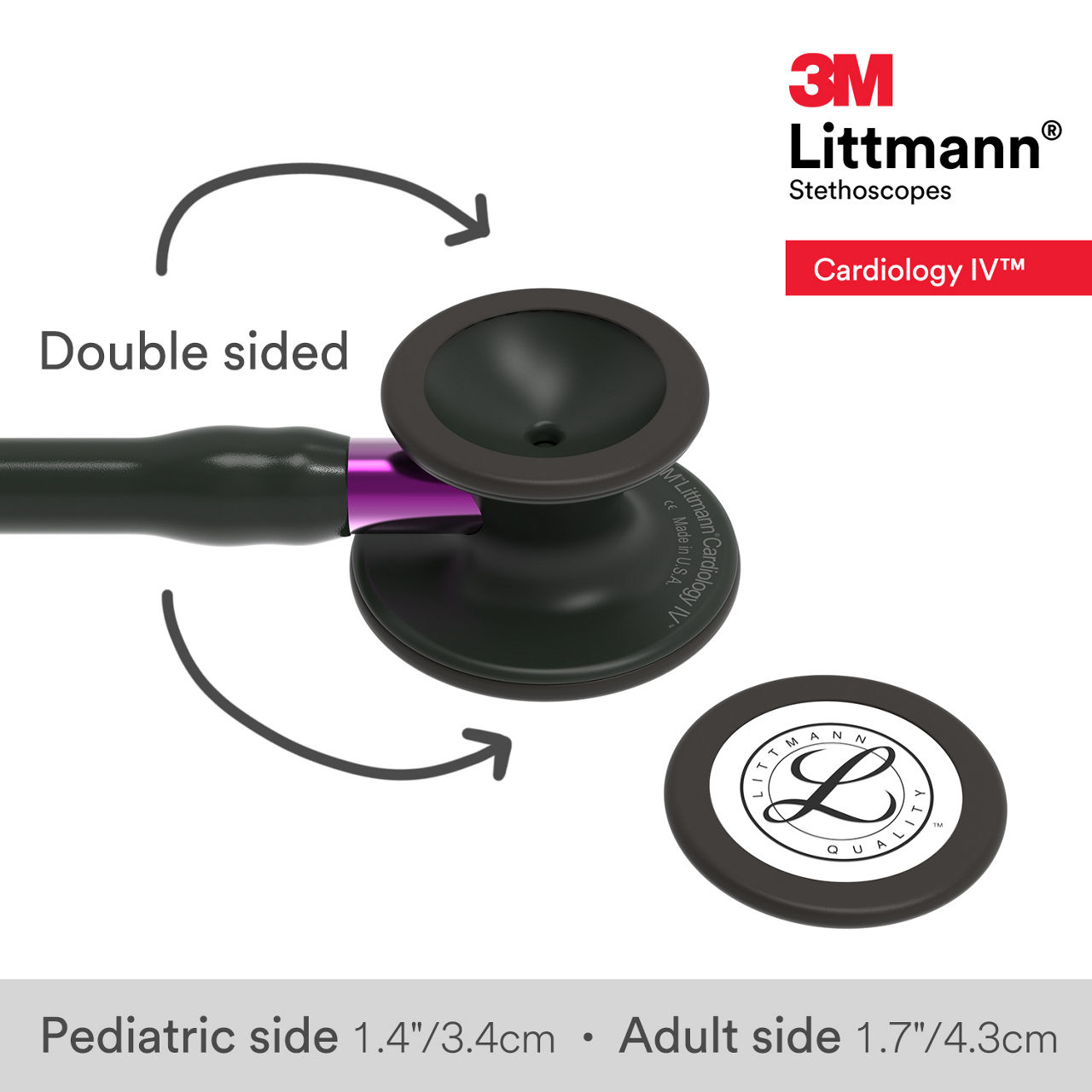 3M™ Littmann® Cardiology IV Stethoscope 6203 B+ Image 2