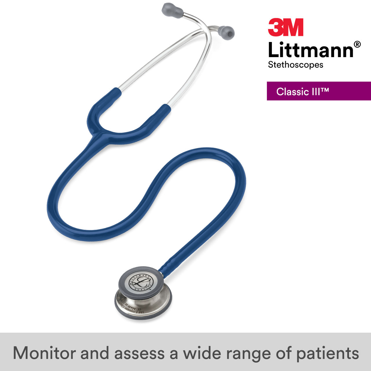 3M™ Littmann® Classic III Stethoscope, 5622, B+ Image 1