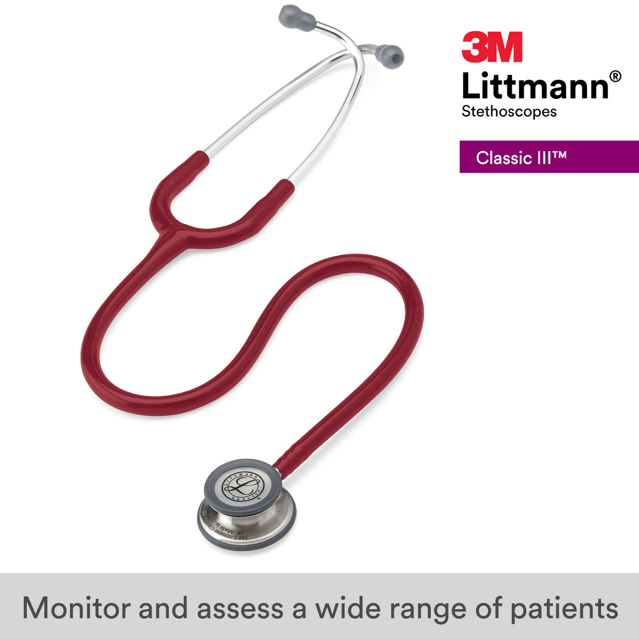 3M™ Littmann® Classic III Stethoscope, 5627, B+ Image 1