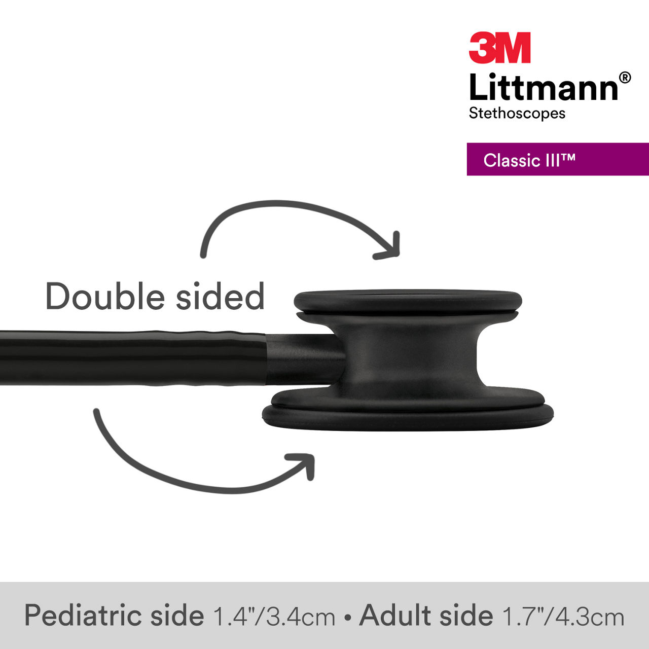 3M™ Littmann® Classic III Stethoscope, 5803, B+ Image 3